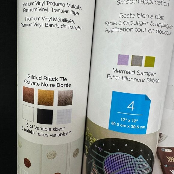 Cricut Sampler Craft Lot Vinyl Accessories HTV Cards Bundle Gift Starter Set New - Picture 3 of 11